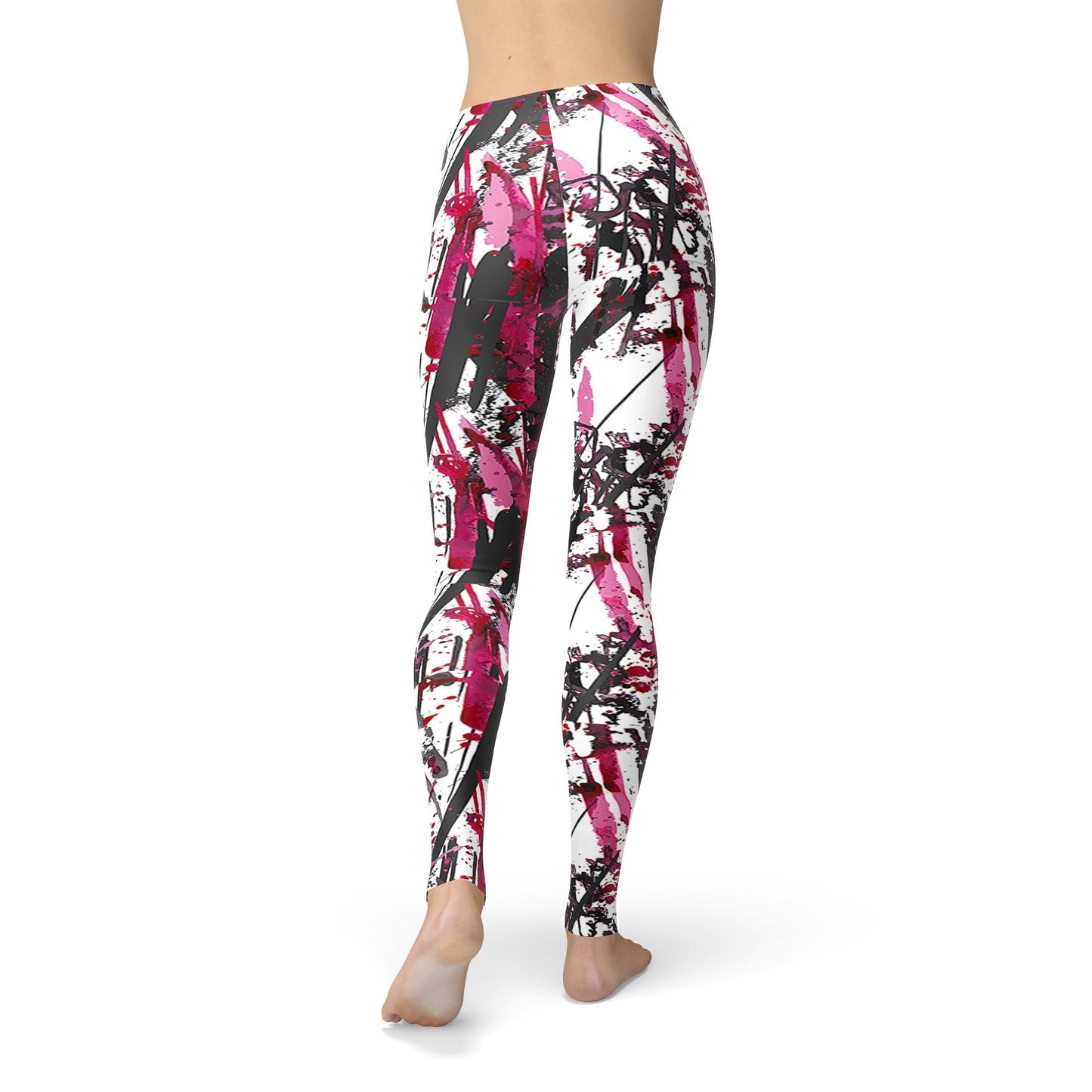 Jean Pink Charcoal Marker Leggings