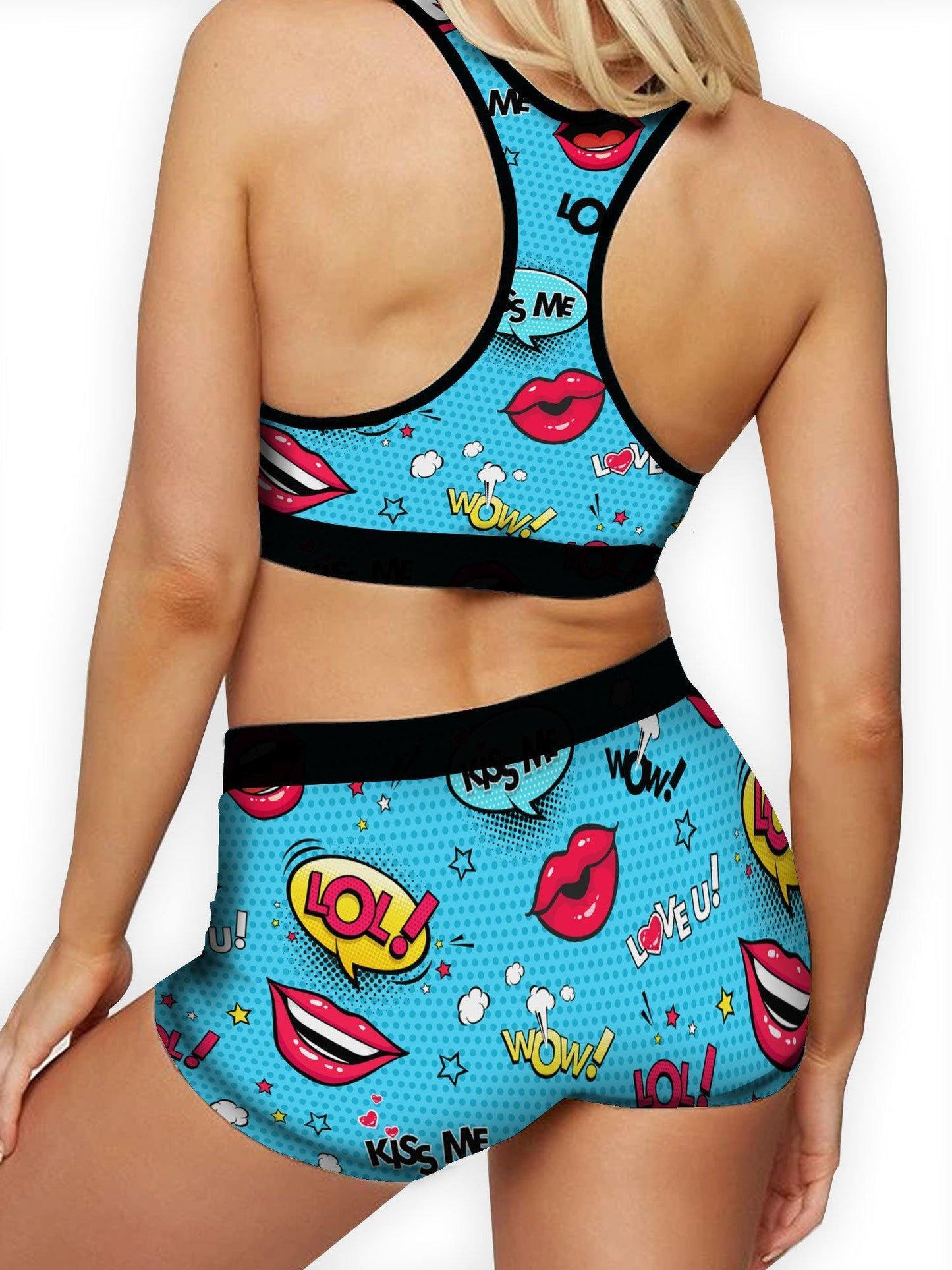 Pop Art Lips Boy Short